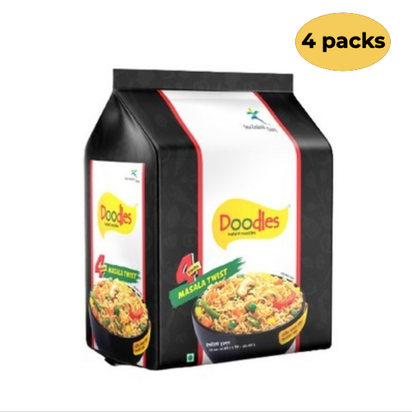 Doodles Instant Noodles Masala 4pc pack