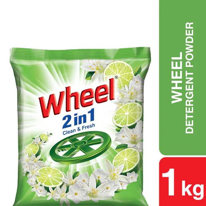 Wheel Washing Powder 2in1 Clean & Fresh 1Kg