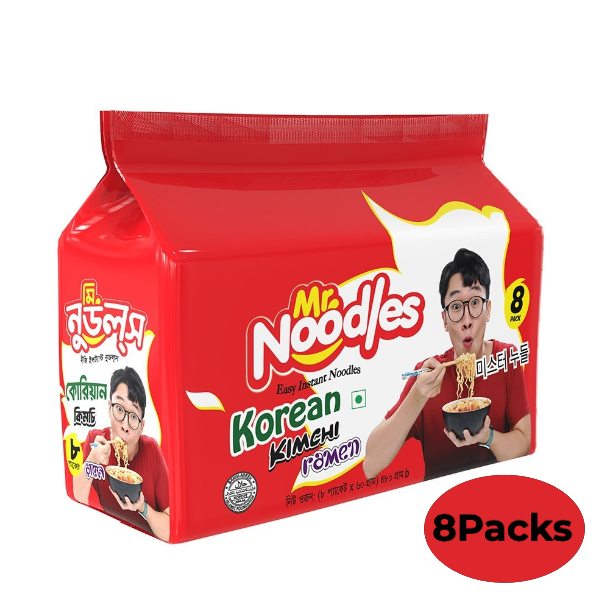 Mr. Noodles Korean Kimchi Ramen (8 pc) 480gm