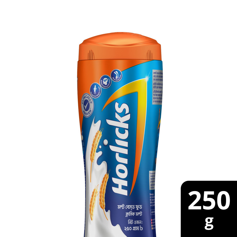 Standard Horlicks Health And Nutrition Drink Jar 250gm