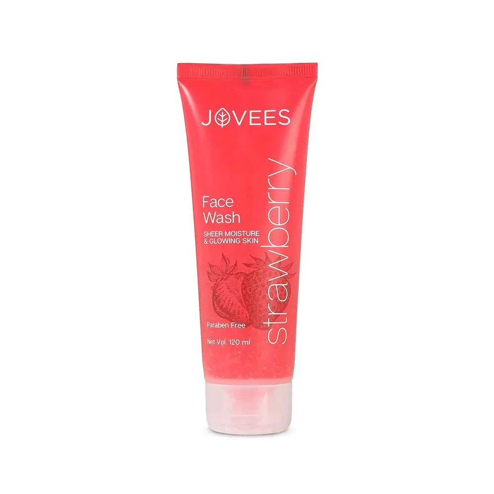 Jovees Herbal Neem Face Wash Strawberry (120 ml)
