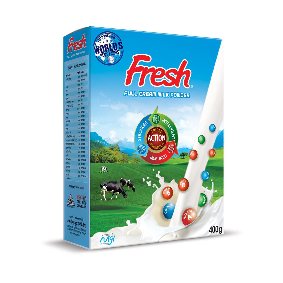 Fresh Full Cream Milk Powder 400g