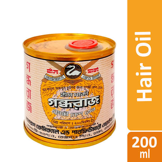 Hash Marka Gondhoraj Perfumed Coconut Hair Oil Can- 200ml