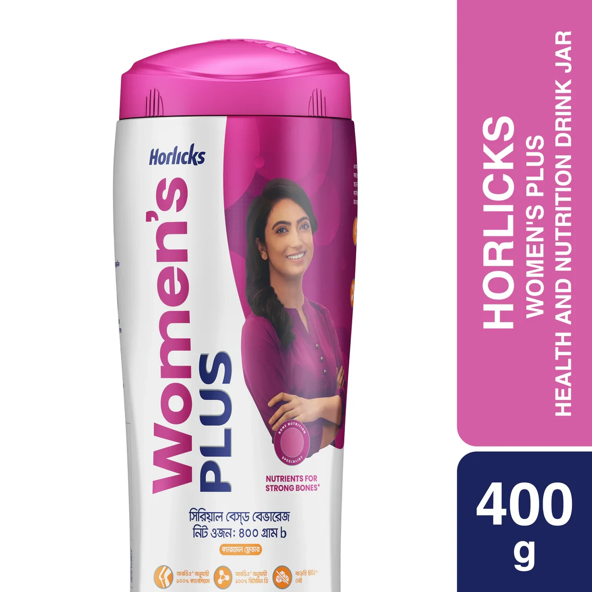 Women's Plus Horlicks Health And Nutrition Drink Jar 400gm