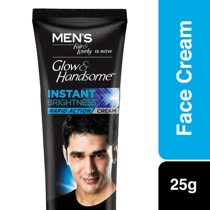 Glow & Handsome Face Cream Rapid Action Instant Brightness 25gm