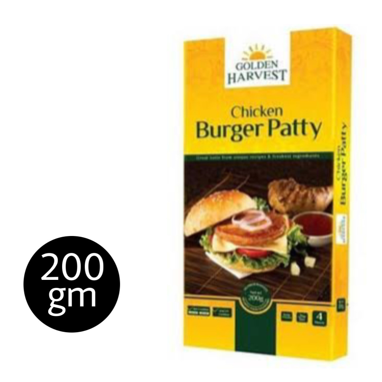 Golden Harvest Chicken Burger Patty 200gm