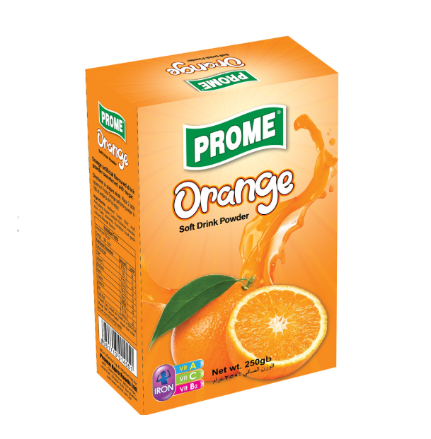 Prome Orange Soft Drink Powder 250gm
